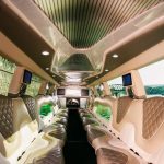 Luxury Limo Interior - Indulge in opulence as you step inside our lavish limousine.